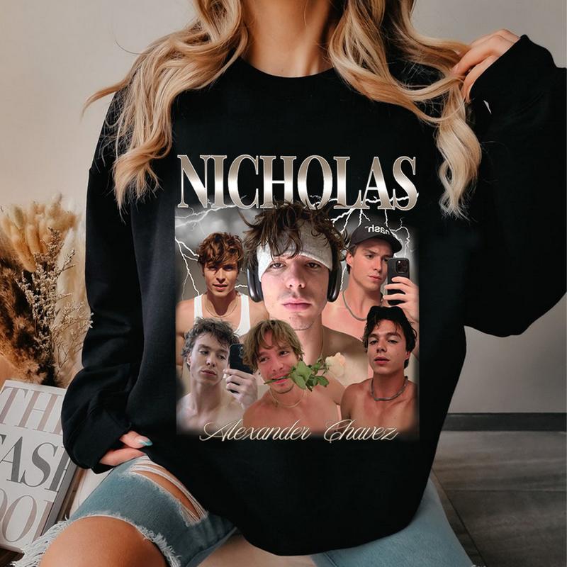Nicholas Chavez 90s Retro Vintage Shirt, Monsters Menendez Story Hoodie Sweatshirt, Chavez Unisex Cotton Softstyle Crewneck Top