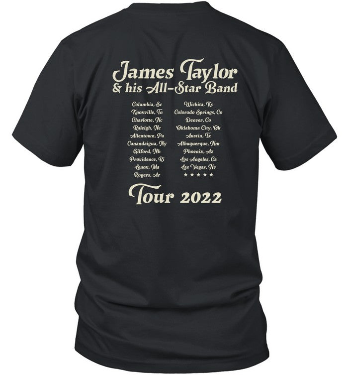 James Taylor & All-Star Band Tour 2022 T-Shirt