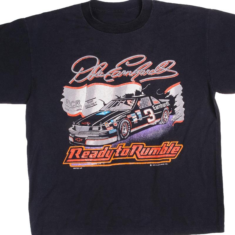 Vintage 1989 Nascar Chase Dale Earnhardt T-Shirt Classic Cotton, Full Color T-Shirt, Unisex T-Shirt, For Men, For Women