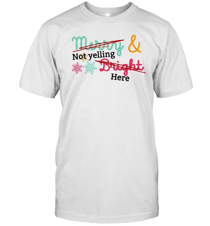 Momma Cusses Holiday Merry & Bright Shirt