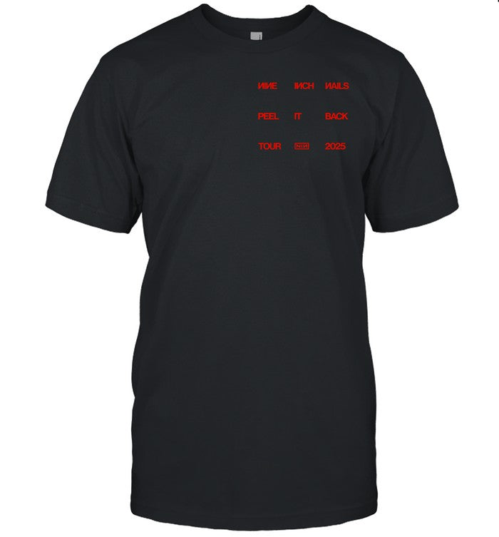 Nine Inch Nails Peel It Back Tour 2025 T-Shirt