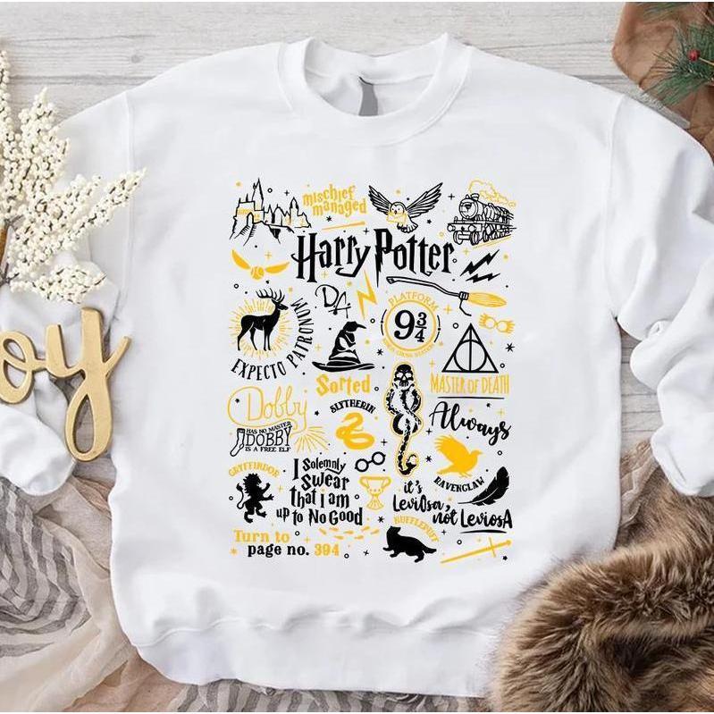 Harrry Pottter Quotes Shirt, Harrry Pottter Merch, HP Fan Gift, Vintage #Hogwarts House Shirt, Potterhead Shirt Gift, Magic World Shirt, Retro Wlzards