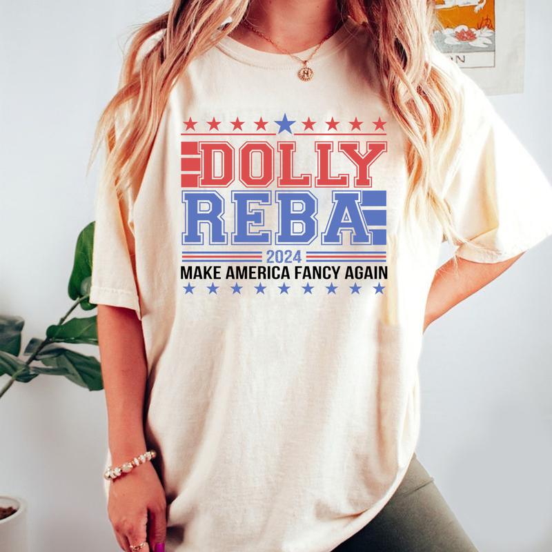 Vintage Dolly And Reba 2024 Make America Fancy Again T-Shirt T-shirt, Sweatshirt, Hoodie