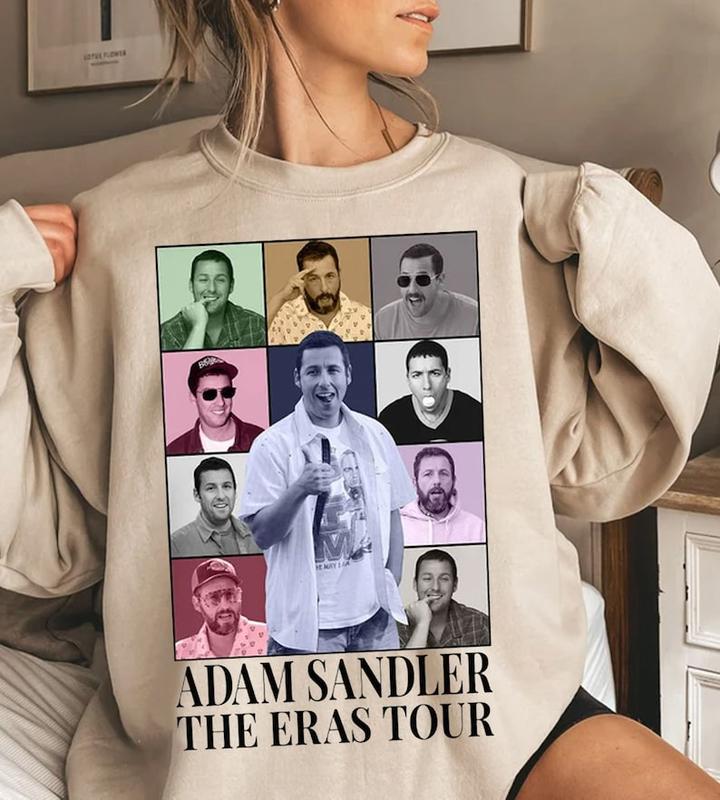Vintage Adam Sandler The Eras Tour Shirt,Adam Sandler Fan Gift,Adam Sandler 2024 Concert Shirt,Comfort colors shirt,gift for fans - Unisex T-Shirt, Ho