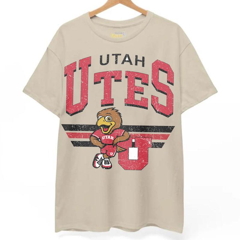 Utah Utes Vintage Football NCAA Sweatshirt - Tshirt - Hoodie, University of Utah Unisex Football NCAA Shirt, Unisex Vintage NCAA Shirt, Classic Football Shirt, Gifts For Football Fan Sport, Cotton, Sweatshirt, T-Shirt, Hoodie