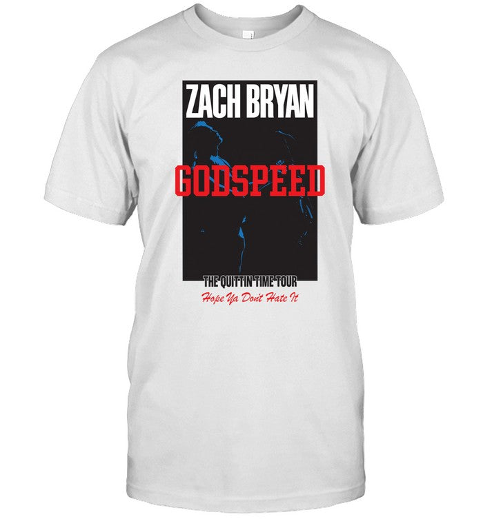 T-Shirt Zach Bryan Quittin Time Tour 2024 Godspeed Limited