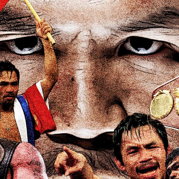 Manny Pacquiao Pacman Goat Boxing Vintage Style Graphic Design T-Shirt Graphic Tee Crewneck Cotton Menswear Top