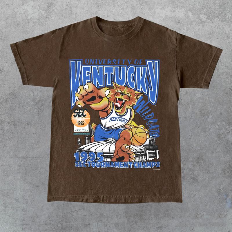 Vintage 1995 Kentucky Wildcats T-Shirt Classic Cotton, Full Color T-Shirt, Unisex T-Shirt, For Men, For Women, Gift for Her, Gift for Him, Gift for Fr