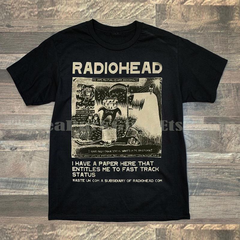 Vintage Radiohead shirt, Radiohead Vintage Retro concert t-shirt for men, women, 90s Band Tshirt, Radiohead band shirt,gift for her, for him