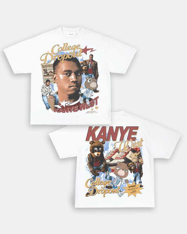 COLLEGE DROPOUT V2 TEE - [DS] , Free Shipping, Unisex T-Shirt, Sweatshirt, Tour shirt, Rapper Shirt, Graphic Shirt, big face tee,