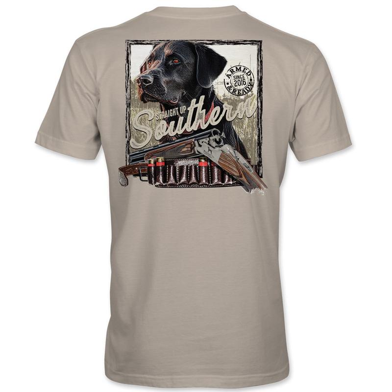 Black Lab Armed and Ready - Field-Ready Retrieving Black Lab Tee (Image 4)