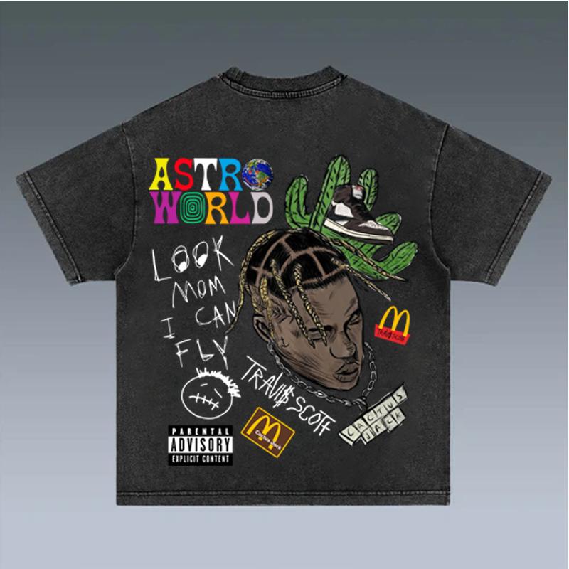 Travis Cactus T-shirt Astro World Tee Cotton Unisex Shirt Rap Shirt Rapper Rap Tee Hip hop Shirt Music Tour Merch Gift for Him Gift For Her Vintage Y2