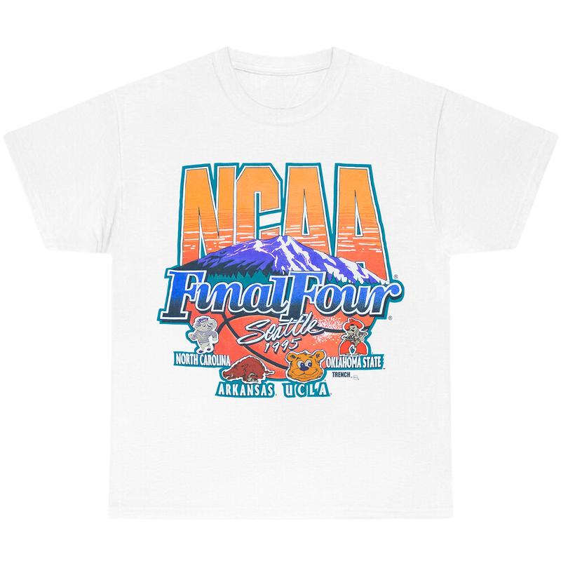 1995 NCAA Final Four Vintage T-Shirt, Graphic Vintage T-Shirt, Full Color T-Shirt, Unisex T-Shirt, For Men, For Women billabongshirts