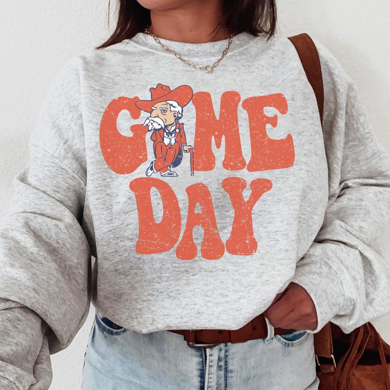 Ole Miss Rebels Vintage College Game Day Football NCAA Sweatshirt, Vintage Sweatshirt NCAA, Classic Sport Sweatshirt, Gifts For Football Fan Sport