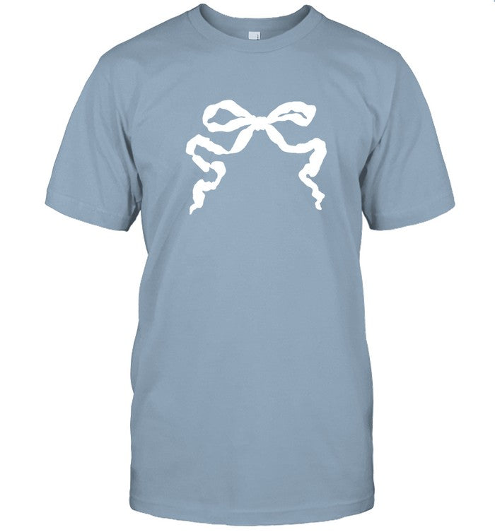 Lana Del Rey Blue T-shirt Ribbon