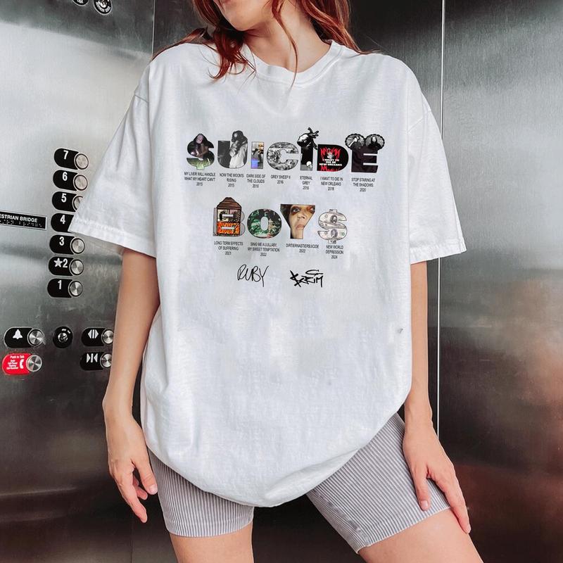 B Boys Band Shirt For Tour, Grey Tour Day Tee,  Cotton Shirt Outfit For Men Women