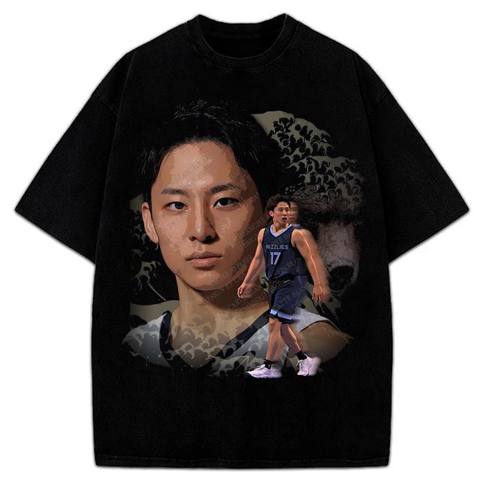 Kawamura Yuki Japanese Basketball Star Memphis Vintage Style Graphic Men T-Shirt