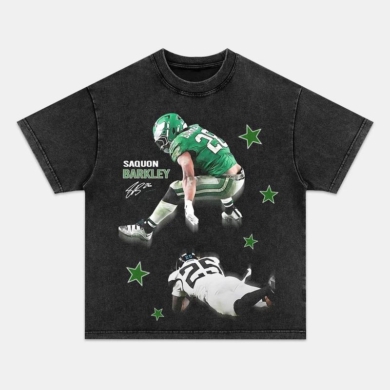 Saquon Barkley T-Shirt, Vintage Saquon Barkley Shirt, American Football Merch, Football Team, Perfect for Fans of New York, Gildan Full Size Color