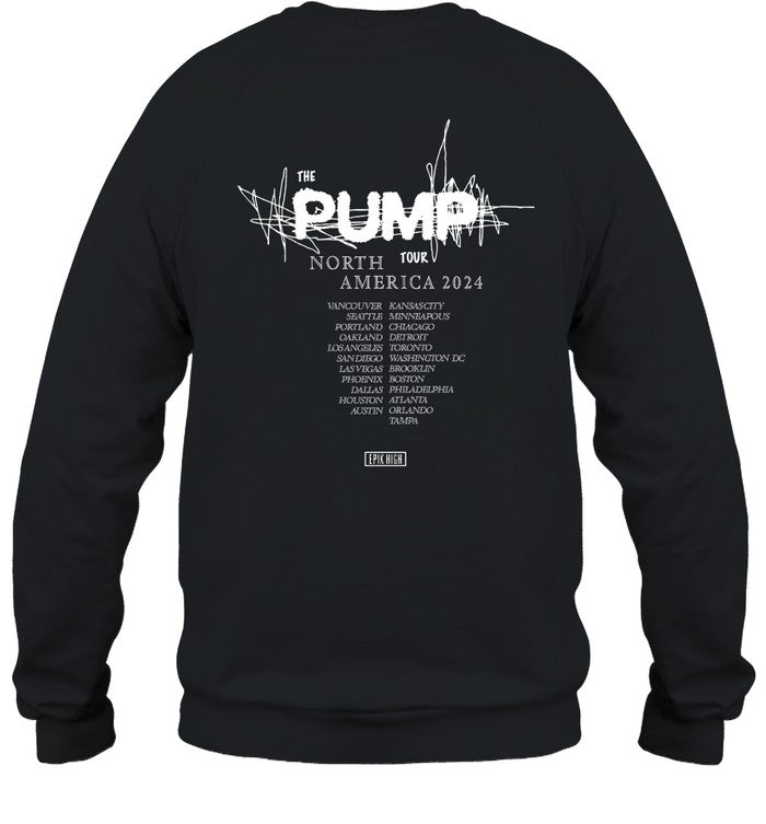 Epic High The Pump North America Tour 2024 Shirt