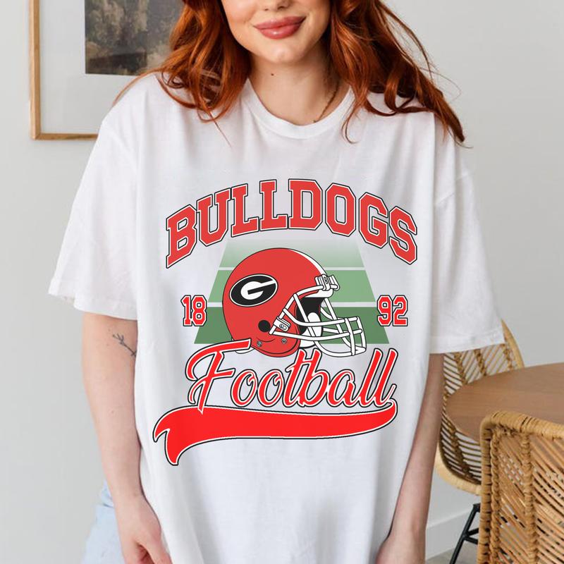 Vintage Georgia Bulldogs Sweatshirt, Classic University of Georgia Shirt, Unisex Pullover for Sport Lovers, NCAA Football Gift, Cotton Style