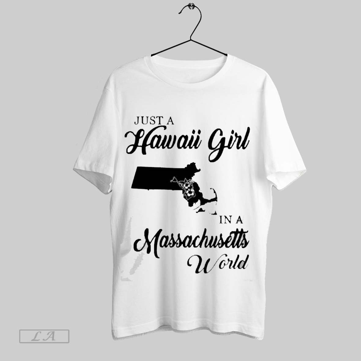 Top Just A Hawaii Girl In A Massachusetts World 2025 Unisex Sweatshirt T Shirt Hoodie | TeeSparky.com