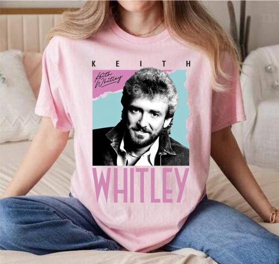 Vintage Keith Whitley Country Music 80s Retro Style T-Shirt Basic Graphic