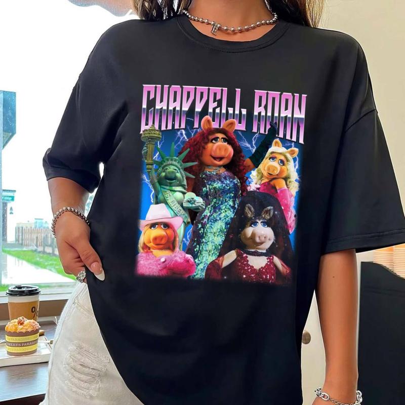 Vintage chap retro piggy Tshirt Sweatshirt Hoodie