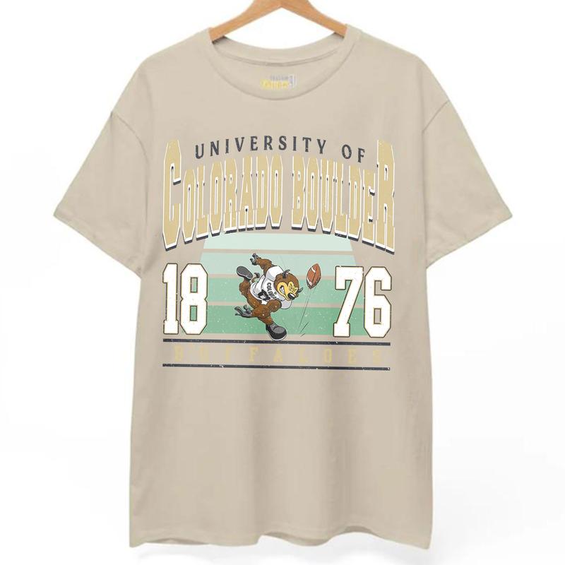 Colorado Buffaloes Vintage NCAA Sweatshirt, Unisex Colorado Football Shirt, Classic Sport Hoodie Gift for Football Fans, Cotton, Sweatshirt, T-Shirt