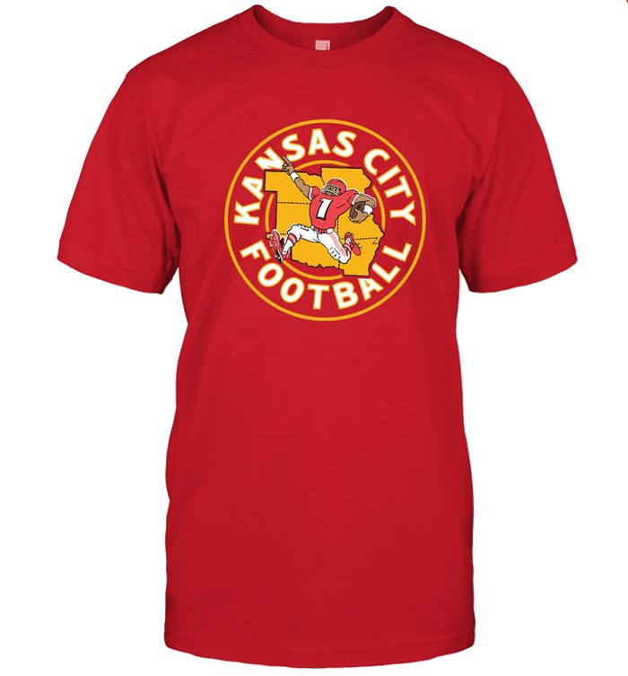 Limited Red Kansas City Football Vintage Shirt