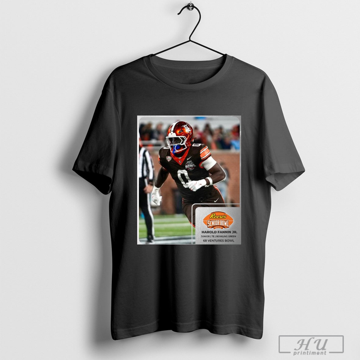 Trendy Harold Fannin Jr Junior Te Bowling Green 68 Ventures Bowl The Senior Bowl Poster T Shirt Hoodie Sweatshirt