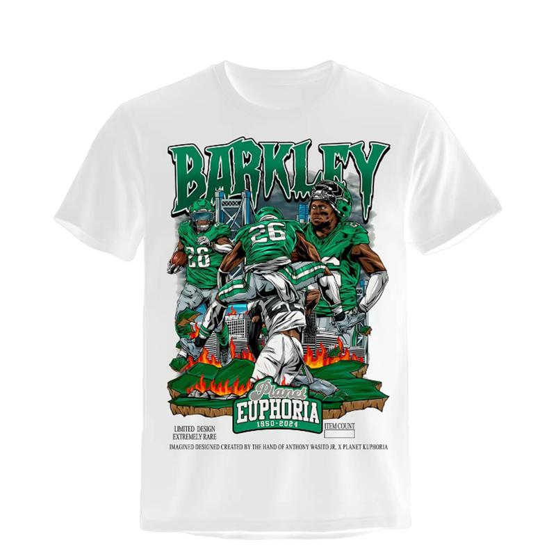 Saquon Barkley V2 Planet Euphoria Shirt, Vintage 90s Unisex Football Tees, Football T-Shirts, Sports Shirt, Game Day Tee, Football Fan Gifts