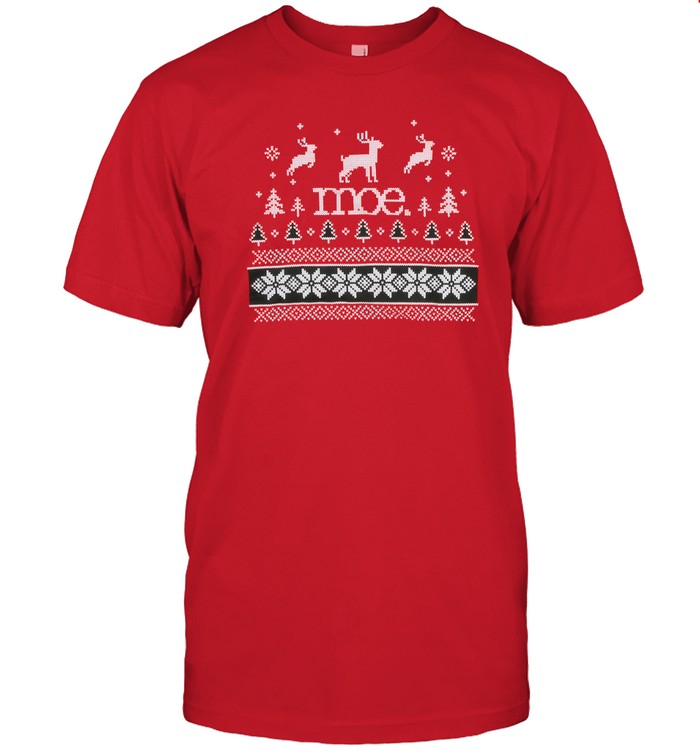Moe. Ugly Holiday Red T-Shirt New 2023
