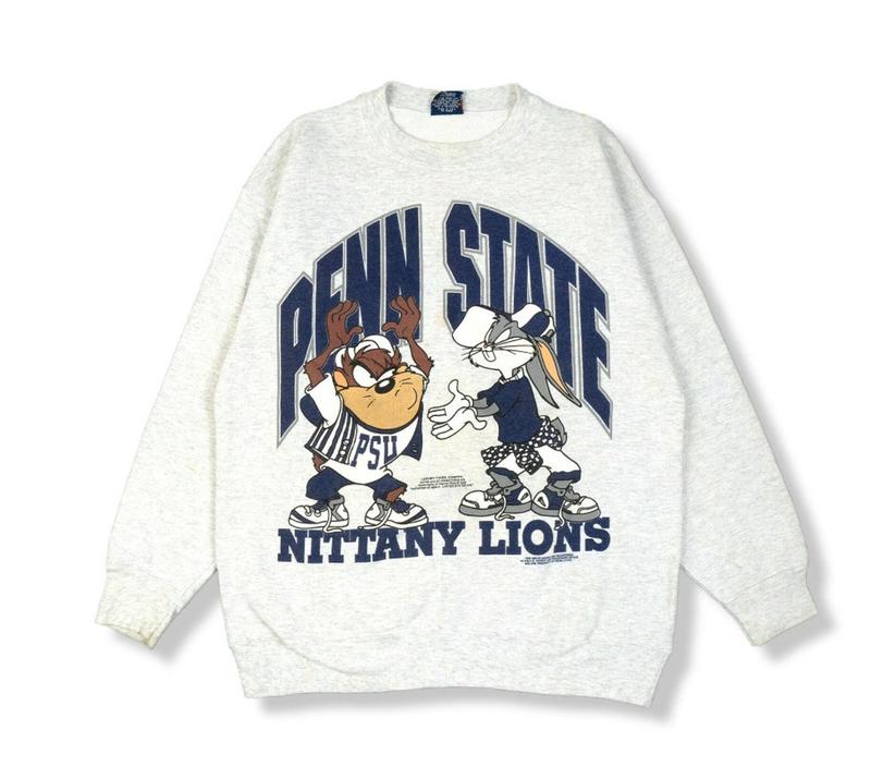 Vintage Penn State Looney Tunes Shirt, PSU Vintage Crewneck Shirt, Classic NCAA Style Shirt, Gift For Sports Fans, Unisex Cotton T-Shirt, Clothing