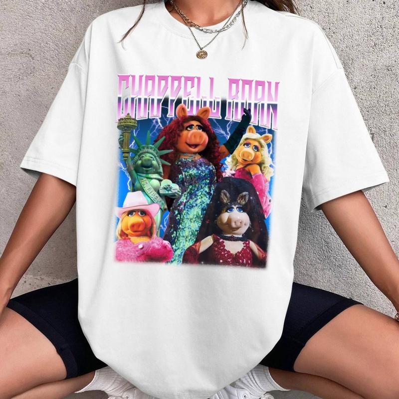 Vintage chap retro piggy Tshirt Sweatshirt Hoodie