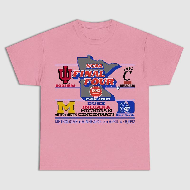 Vintage 1992 NCAA Final Four T-SHirt, Graphic NCAA Shirt, Tournament Champions Shirt, Gift For Sport Fan Sweatshirt, Hoodie, Comfort Colors