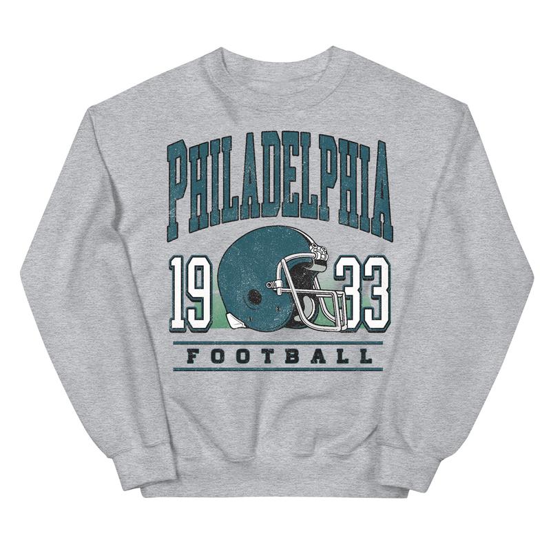 Vintage Philadelphia Football Sweatshirt, Vintage Philadelphia Football Sweatshirt for Sports Fans Unisex, Gift For Fan