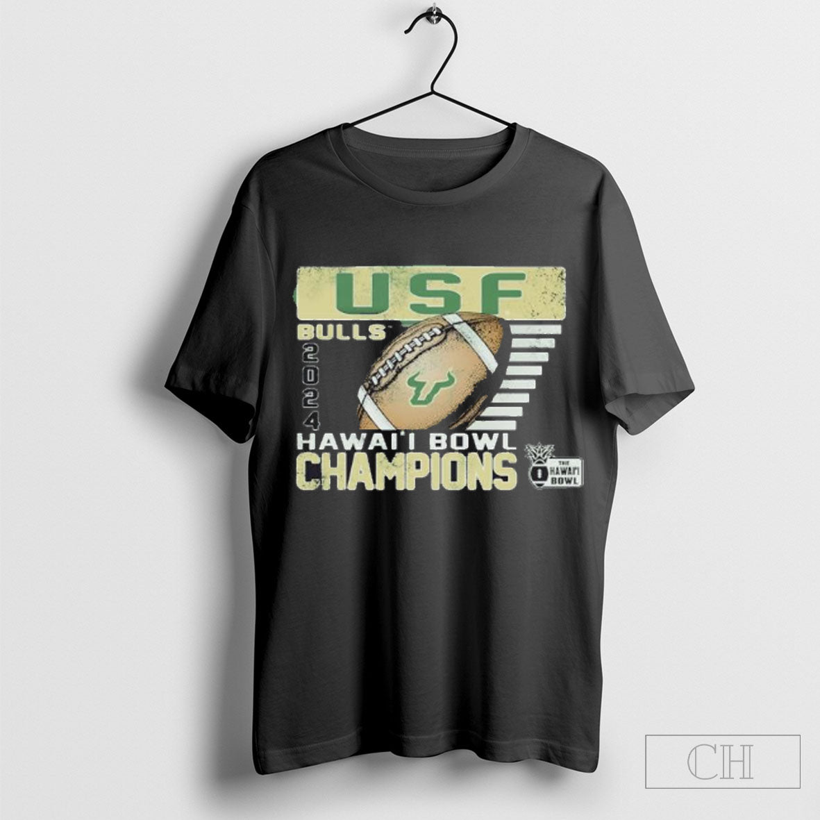 Top South Florida Bulls Blue 84 Unisex 2024 Hawaii Bowl Champions T Shirt Hoodie Sweatshirt | TeeSparky.com