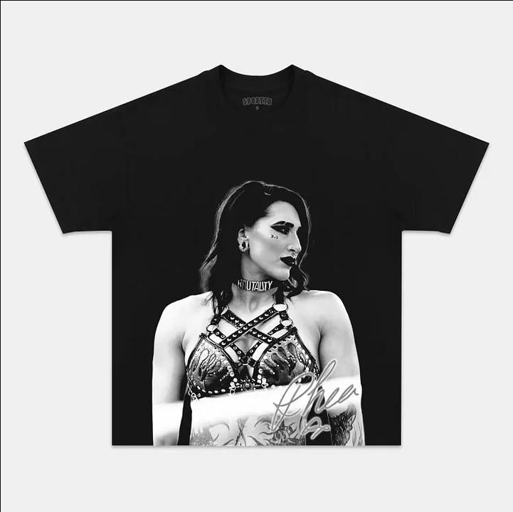 RHEA RIPLEY 2024 V3 Tee - Cotton Fabric T-Shirt with Graphic Design, Classic Style, Medium Size, Suitable for... (Image 1)