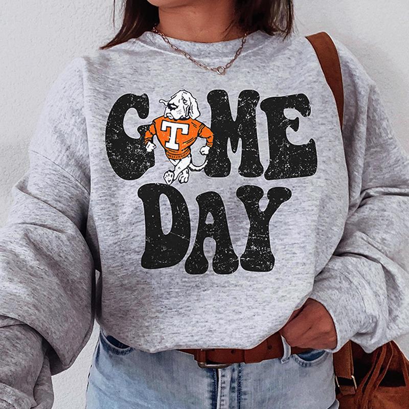 All Team Vintage College Football Sweatshirt, Sport Grey Sweatshirt, Classic NCAA Style, Gift for Fans, Cotton Comfort Wear, Unisex Collection