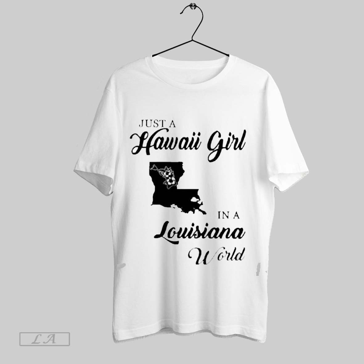 Top Just A Hawaii Girl In A Louisiana World 2025 Unisex Sweatshirt T Shirt Hoodie | TeeSparky.com