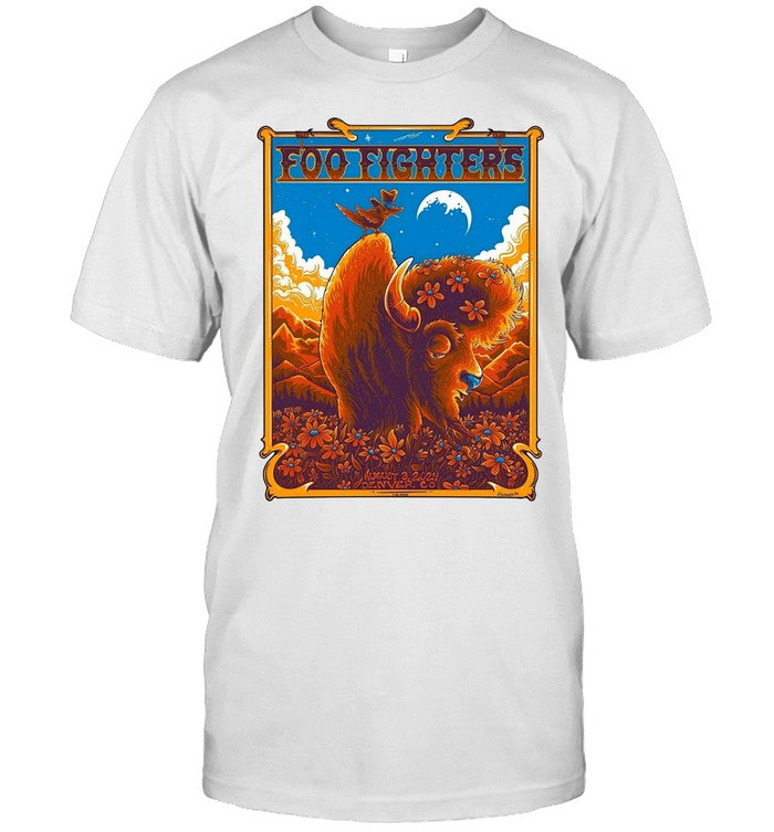 Foo Fighters Aug 03 2024 The Empower Field At Mile High in Denver, CO Tour T Shirt