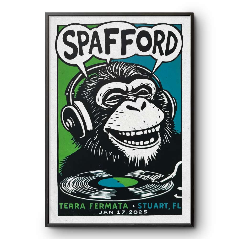 January 17 2025 Spafford Terra Fermata Stuart Poster
