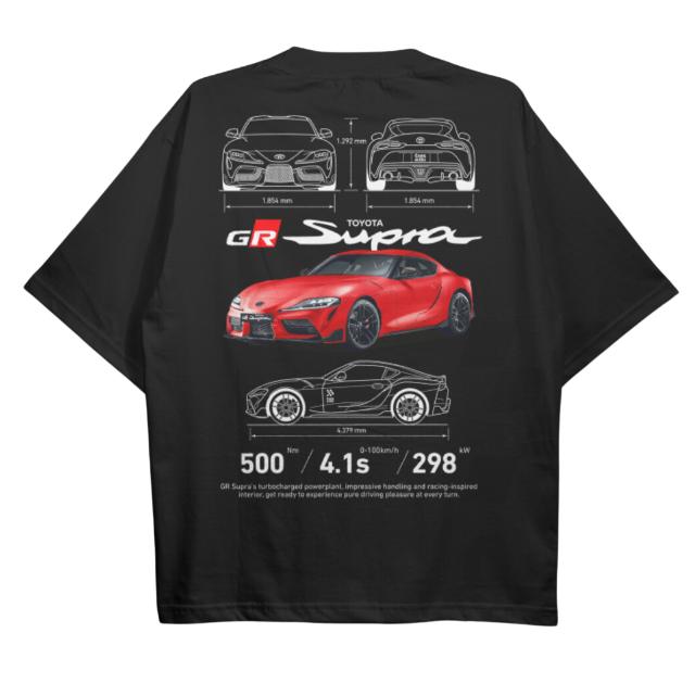 GR SUPRA MK5 BLACK Tshirt, Gr Supra MK5 Shirt, Vintage Graphic Tee, Y2K Shirt, Technical Specs T-Shirt, Racing Shirt, Car Shirt Trending, Sport Car Sh