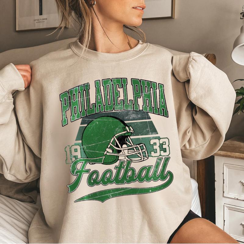 Philadelphia Football Vintage Style Sweatshirt, Philadelphia Football T-shirt, Football T-shirt, Philadelphia Retro Crewneck FSE4