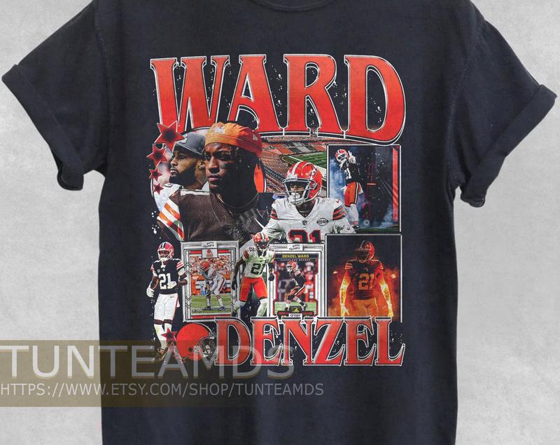 Vintage Denzel Ward Shirt, Sweatshirt , Football Shirt, Classic 90S Graphic Tee, Unisex, Vintage Bootleg, Tshirt, Fan Gift