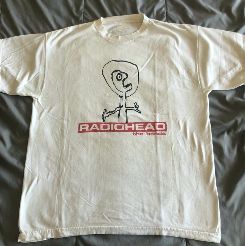 Radiohead Shirt Vintage Radiohead The Bends T Shirt Vintage Band Tee ,  Radiohead Music Tour Tee