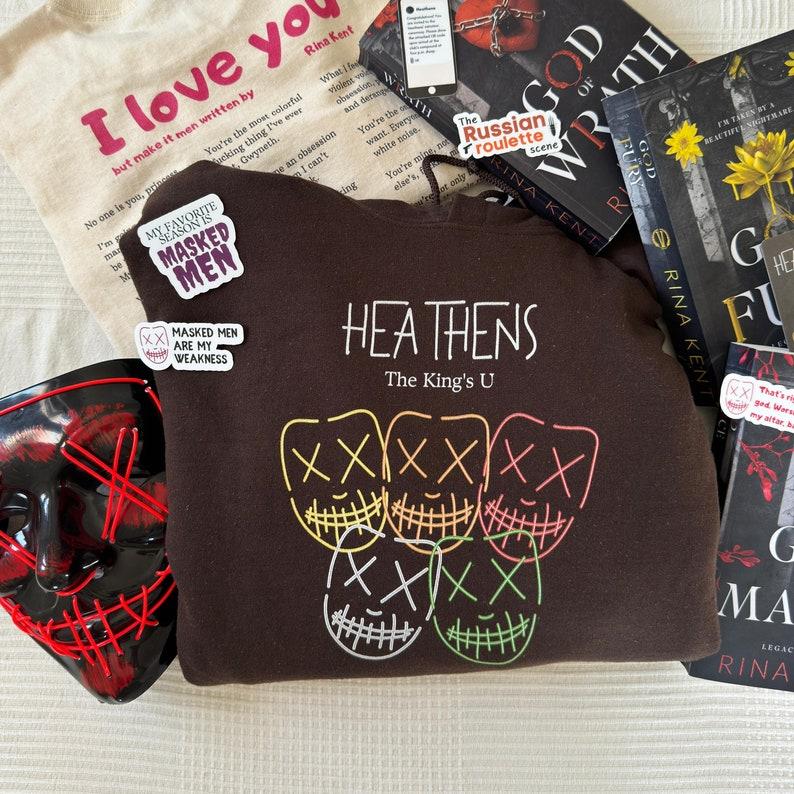 Legacy of Gods Heathens Sweatshirt, Rina Kent Merch, Smutty Readers Shirt, Dark Romance Shirt, Bookish Merch,... (Image 4)