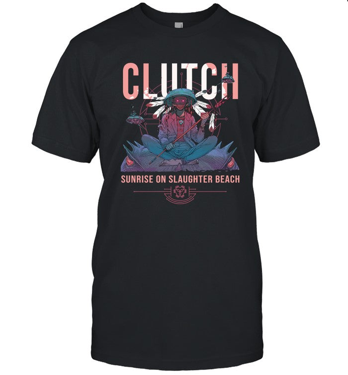 Clutch Sunrise On Slaughter Beach Tour 2022 Tee