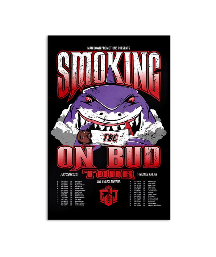 Esj Smoking On Bud Tour Poster