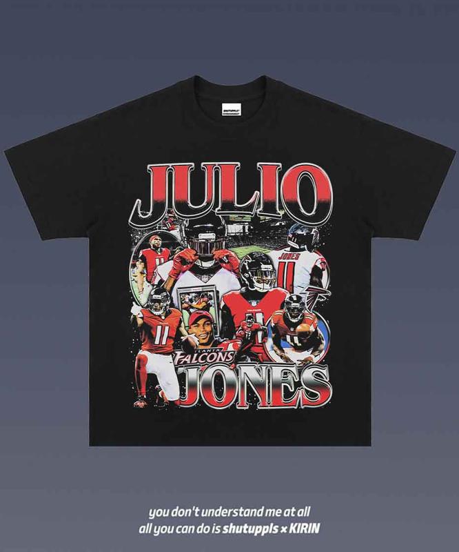 JULIO JONES 1.0 VINTAGE TEE  UNISEX GRAPHIC T-SHIRT